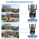 PTZ IP Camera 5K 9MP Wifi Camera 4K HD Dual Lens Security Protection Security CCTV Video Surveillance Camera Police Light Alarm