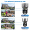 PTZ IP Camera 5K 9MP Wifi Camera 4K HD Dual Lens Security Protection Security CCTV Video Surveillance Camera Police Light Alarm