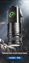 Powerful Mini LED Flashlight Super Bright Aluminium Pocket Torch Rechargeable Waterproof Hiking Camping Flash Light with Magnet
