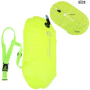 Swimming Bucket Dry Bag PVC Inflatable Swim Buoy Tow Bag suit for Swimming Snorkeling Water Sports Accessories