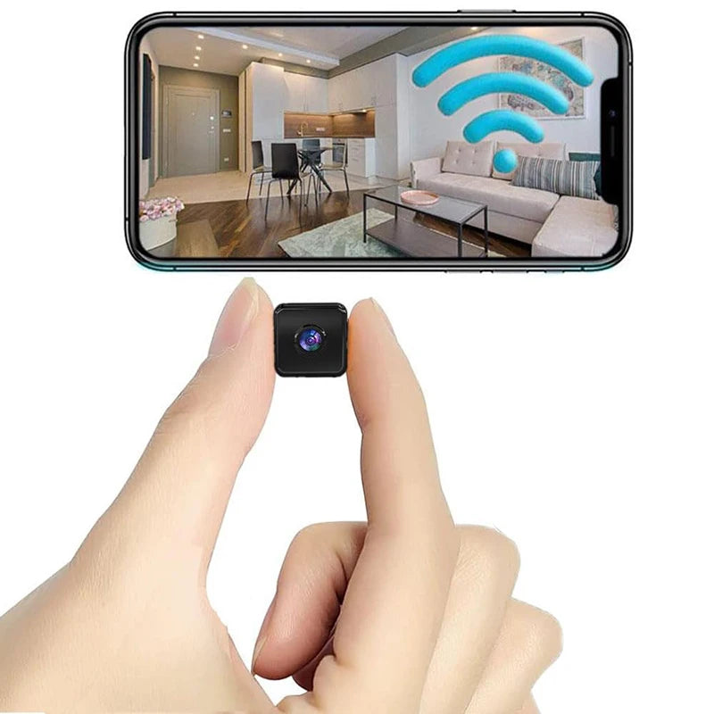 Indoor Wireless Home HD Camera Small Wifi Pet Camera 1080p Nanny Camera Motion Detection Alarm Night Vision Real-Time Monitoring