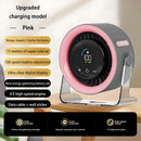 100-speed Desktop Fan Digital Display Wall Mount Desk Fan Super Quiet Usb Office Dorm Air Circulator Home Camping Outdoor