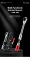 Portable Ratchet Wrench Kit Multifunction Bicycle Tools 14 In 1 Multitool Set Tyre Lever MTB Road Bike Gadgets