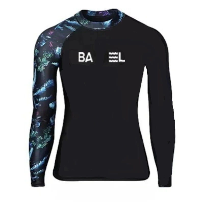 Diving Suit for Men Swimsuit Long Sleeved Sunscreen Quick Drying Rash Guard Surfing Suit Snorkeling Set Bathing Suit