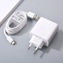 For OPPO 80W SuperVOOC Charger EU/US Fast Charger Adapter Type C Cable For OPPO Find N2 N X4 X5 X6 X7 Reno 12 11 10X 9 8 R17 Pro