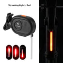 Bike Light Night Running Tail Light Bicycle Flowing Tail Light Safety Indicator Lights Mountain Bike High Brightness Warning