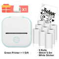 T02 Mini Thermal Printer Phomemo T02 Sticker Maker Machine Portable Bluetooth Pocket Printer Study Supplies for Photos Notes