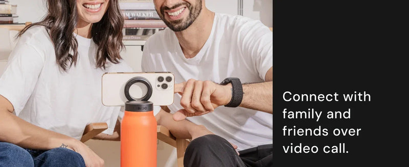 Magnetic Phone Holder Sports Water Bottle Insulated Flask with Phone Mount Stand for Gym Outdoor Activities and Daily Hydration