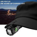 Powerful Mini LED Flashlight Super Bright Aluminium Pocket Torch Rechargeable Waterproof Hiking Camping Flash Light with Magnet