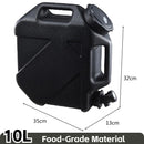 10-25L Outdoor Water Bucket Large-Capacity Portable Camping Water Bag Container with Faucet Driving Water Tank for Picnic Hiking