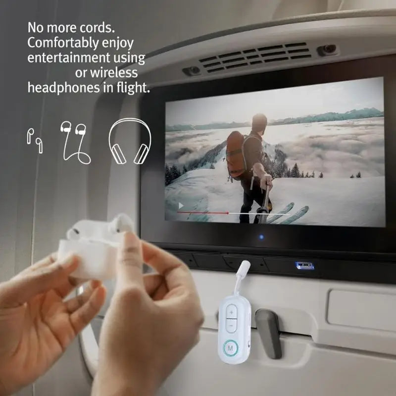 M6CA Double Mode Bluetooth-compatible 5.4 Adapter and Independently Decoding Chip Portable Design For Projectors Speakers
