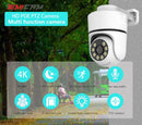 4K PTZ IP Camera POE Onvif SecurityOutdoor Color Night Vision Smart AI P2P Pan Tilt With Motion Detection Two Way Audio SD Slot