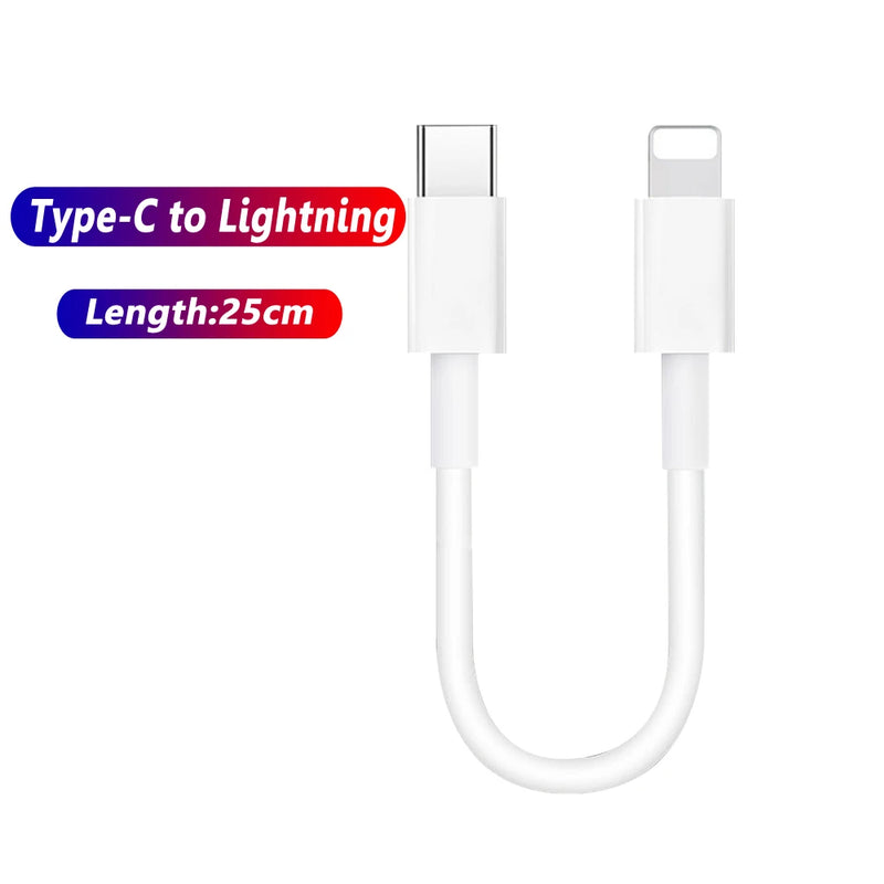 25CM Type C Charging Cable 60W High Speed USB C to TypeC Extension Cable For Phone 15 Cellphone Tablet