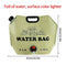 Outdoor Large Capacity Water Bag 8L Foldable Water Storage Bag Portable Hiking Water Container Bucket Pouch Camping Supplies