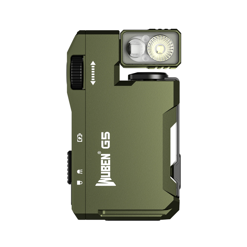 WUBEN G5 EDC Flashlight 400Lumens RGB&White Type-C Rechargeable Pocket-Sized Brilliance Keychain Light Bulit-in Battery