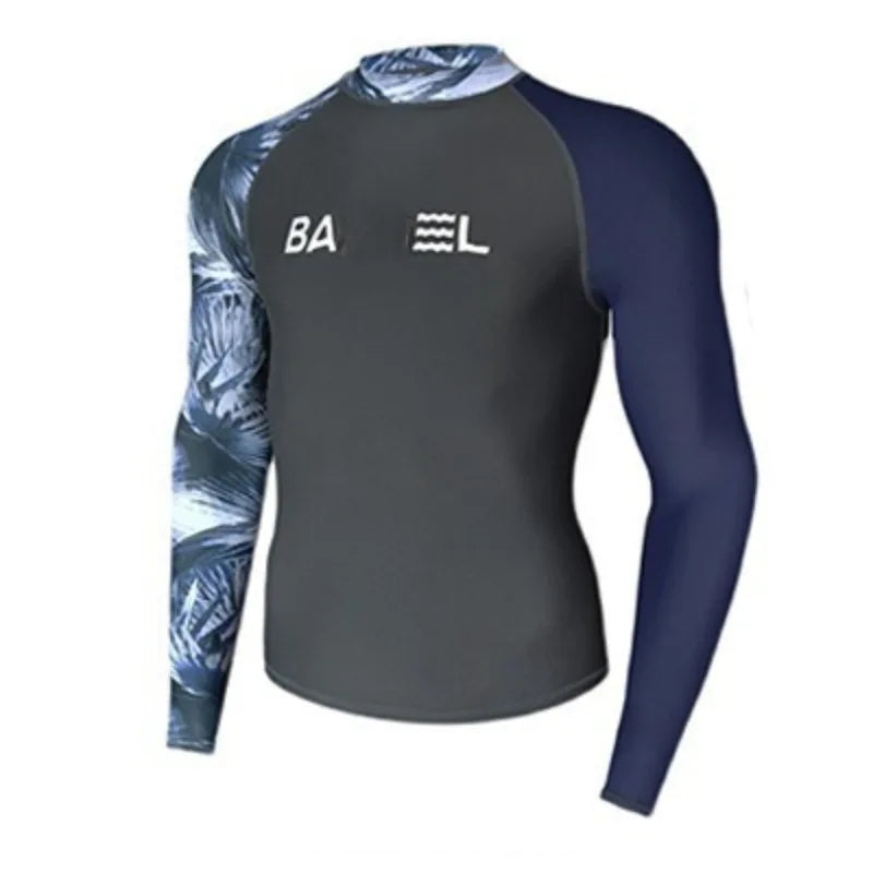 Diving Suit for Men Swimsuit Long Sleeved Sunscreen Quick Drying Rash Guard Surfing Suit Snorkeling Set Bathing Suit