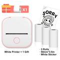 T02 Mini Thermal Printer Phomemo T02 Sticker Maker Machine Portable Bluetooth Pocket Printer Study Supplies for Photos Notes
