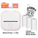 T02 Mini Thermal Printer Phomemo T02 Sticker Maker Machine Portable Bluetooth Pocket Printer Study Supplies for Photos Notes