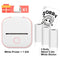 T02 Mini Thermal Printer Phomemo T02 Sticker Maker Machine Portable Bluetooth Pocket Printer Study Supplies for Photos Notes