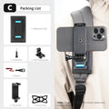 Vamson Universal Mobile Phone Holder Adjustable Cellphone Backpack Clip Mount for iPhone Bracket Smartphone Stand Fixed Hiking